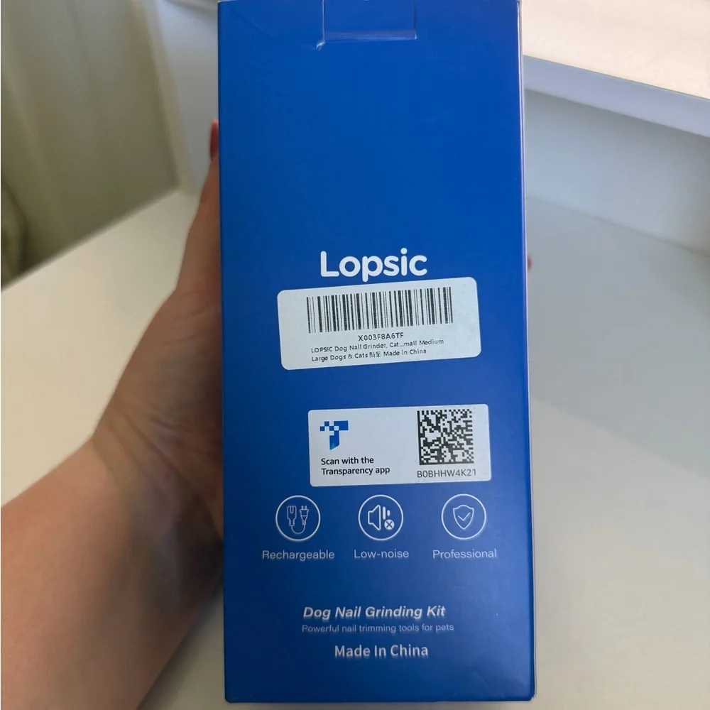 Upgraded Blue Pet Nail Grinder Trimming Kit